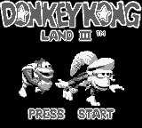 Donkey Kong Land III (USA, Europe) Title Screen